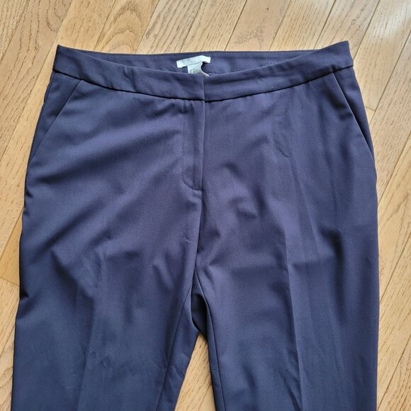 H&M Navy Blue Slacks Trousers Dress Pants Women's Size 10 - Picture 3 of 12